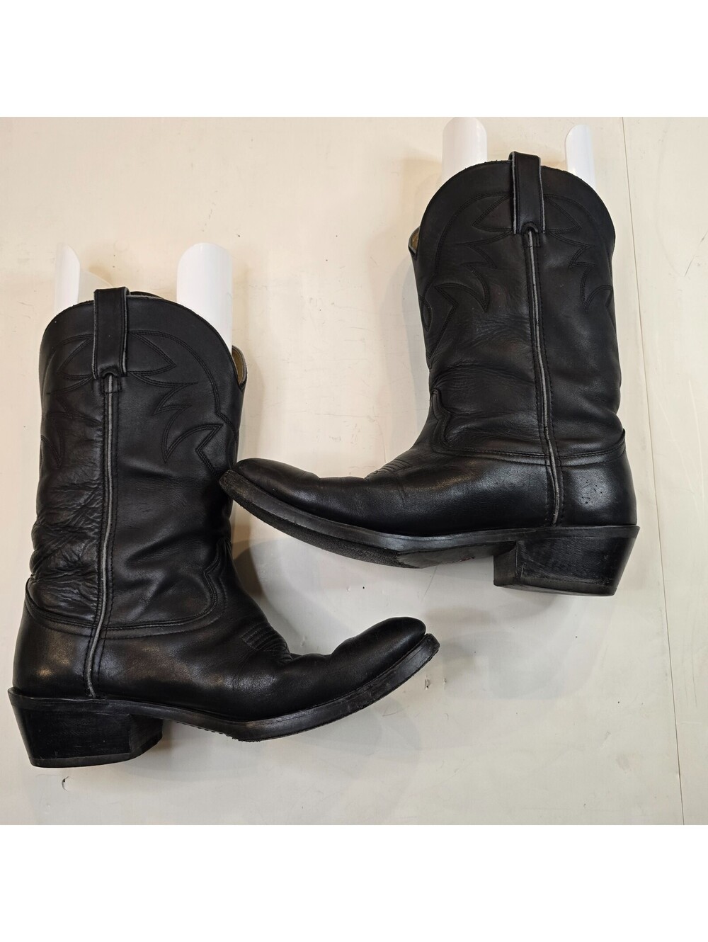 Men's Durango Black Classic Western Boot DB910 Leather size 8.5D Made in USA